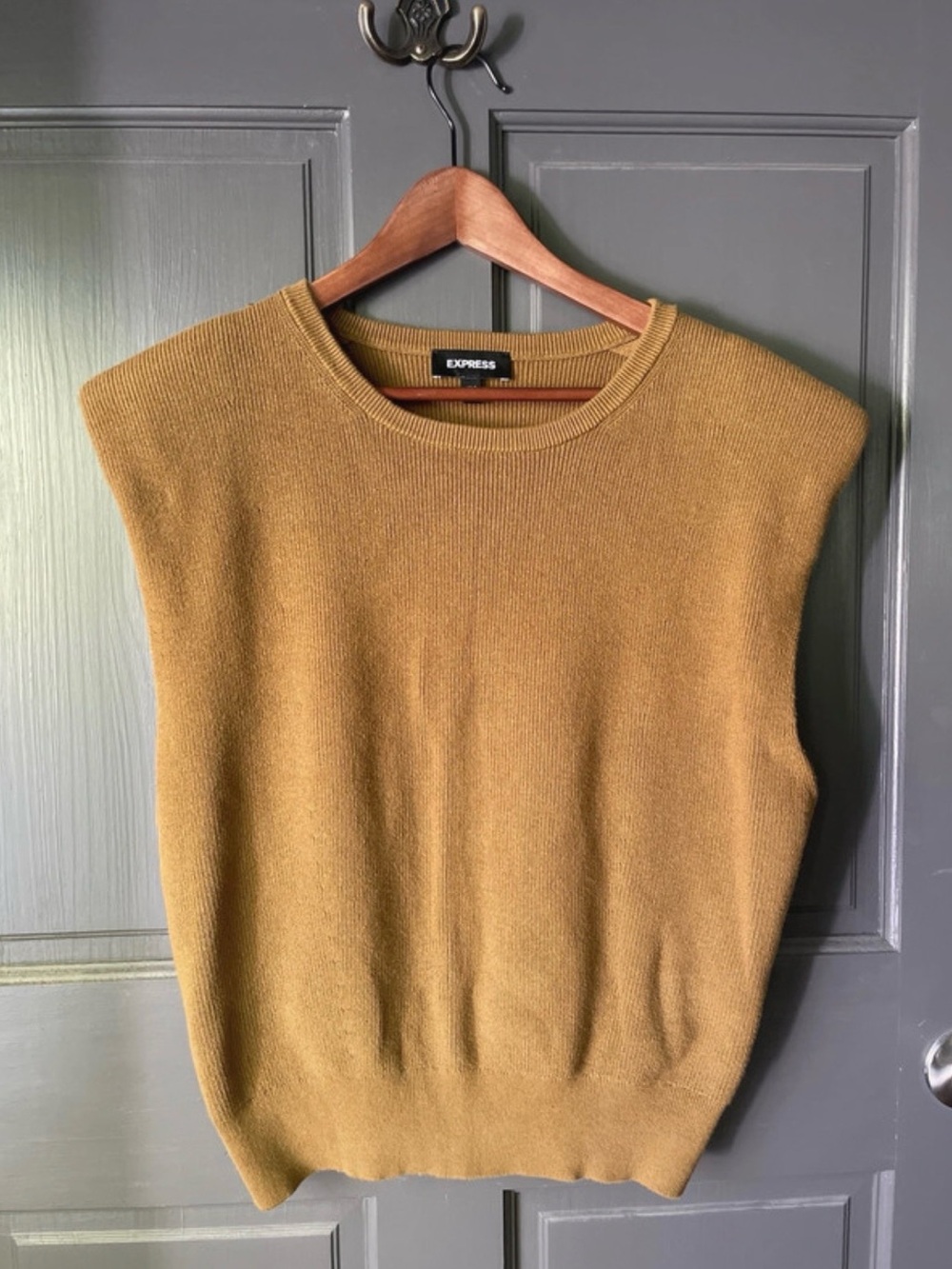 Express Sweater Padded Shoulders